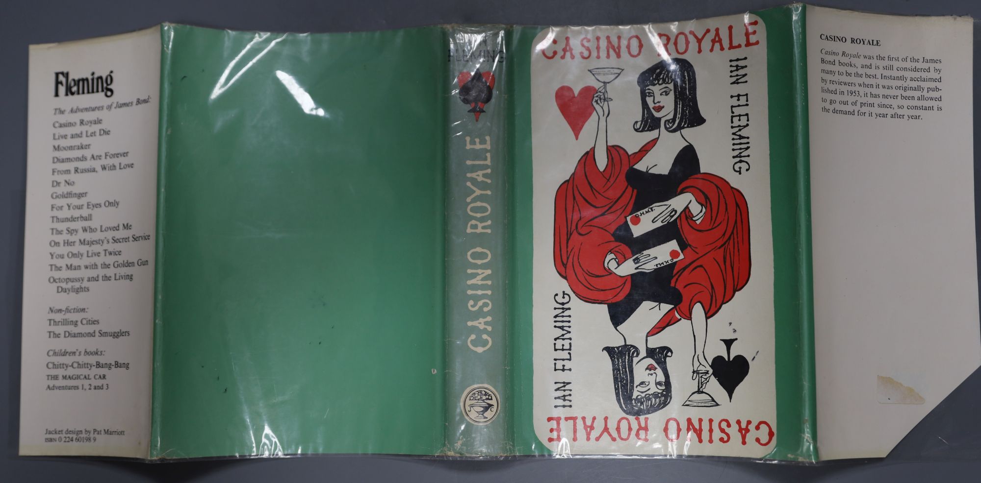 Fleming, Ian - Casino Royale, 4th printing, original cloth, re-issued, 1957